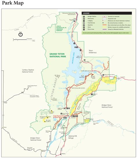 Grand Teton National Park Maps Alltrips