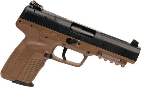 Fn Five Seven Fde Semi Auto Pistol 57x28mm With Adjustable Sight And