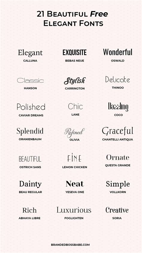 Elegant Logo Font Download These 20 Beautiful And Free Elegant Fonts