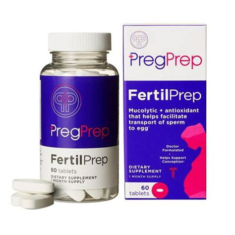 Pregprep Fertilprep Fertility Conception Supplement For Women 60