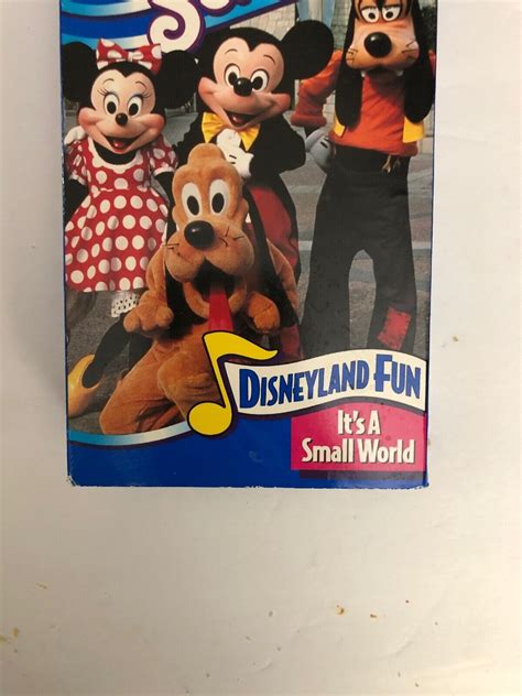 Walt Disneys Sing Along Songs Disneyland Fun Small World Vhs Rare Ebay