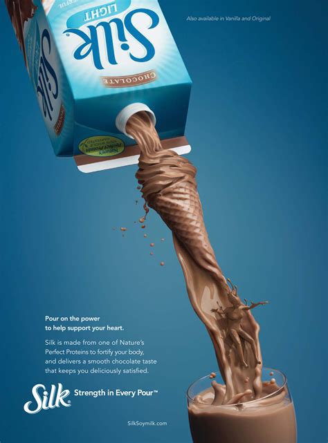 Silk Soymilk Print Advert By Leo Burnett Strength In Every Pour Ads