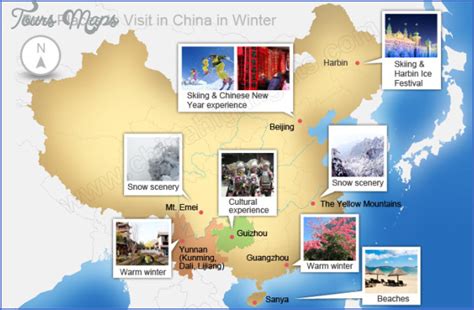China Tourist Sites Map