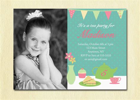 5 Year Old Birthday Invitation Template | BirthdayBuzz