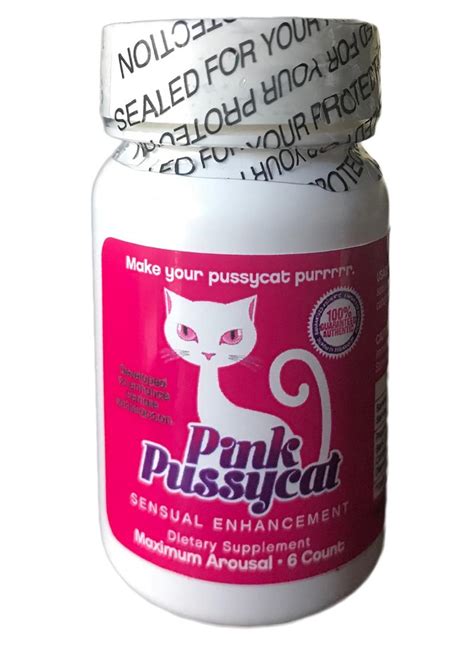 Pink Pussycat Sensual Enhancement Pills 6 Counts Per Bottle Dr John S