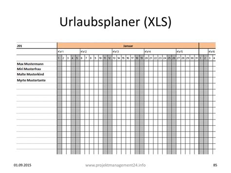 In der urlaubsplaner vorlage sind bereits zwei beispiele hinterlegt. Urlaubsplaner in Excel für Ihr Projektteam erstellen - mit ...