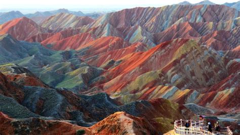 These Rainbow Mountains Are Chinas Secret Geological Wonder Rainbow