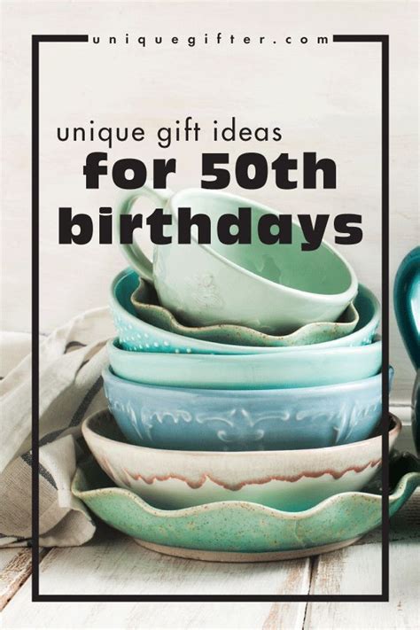 A woman's 50th birthday is often a very different experience than that of a man. Unique Birthday Gift Ideas For 50th Birthdays | 50th ...