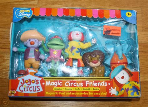 Playhouse Disney Jojos Circus Magic Circus Friends Figures Nib Croaky