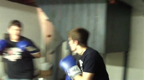 Basement Boxing Matt Vs Kyle Youtube
