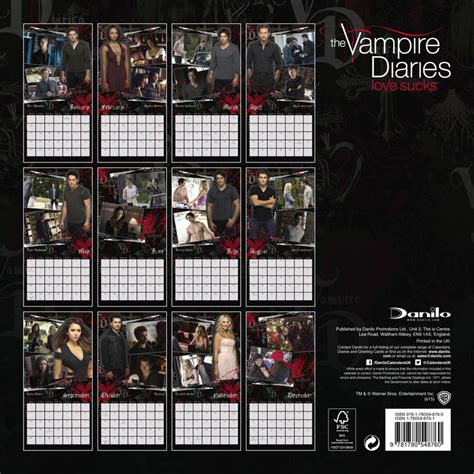 Vampire Diaries Wall Calendars 2016 Buy At Europosters