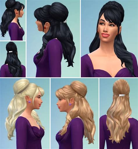 My Sims 4 Blog Hair Buns And Updos
