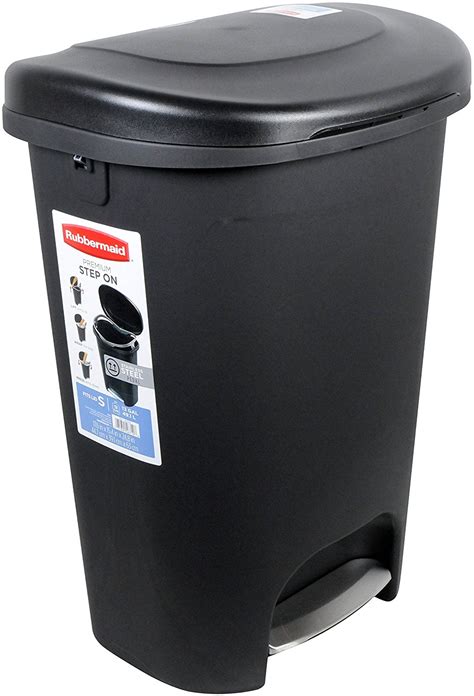 Kitchen trash cans are roughly the same size as food disposals. Rubbermaid Step-On Wastebasket Trash Can, 13-Gallon $19.97