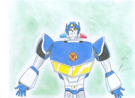 Chase Transformers Rescue Bots Tfs Animated Style By Ailgara On Deviantart