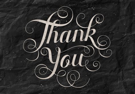 Vector phrase just thank you handwritten inscription. Hand lettering thank you on dark background | Premium Vector