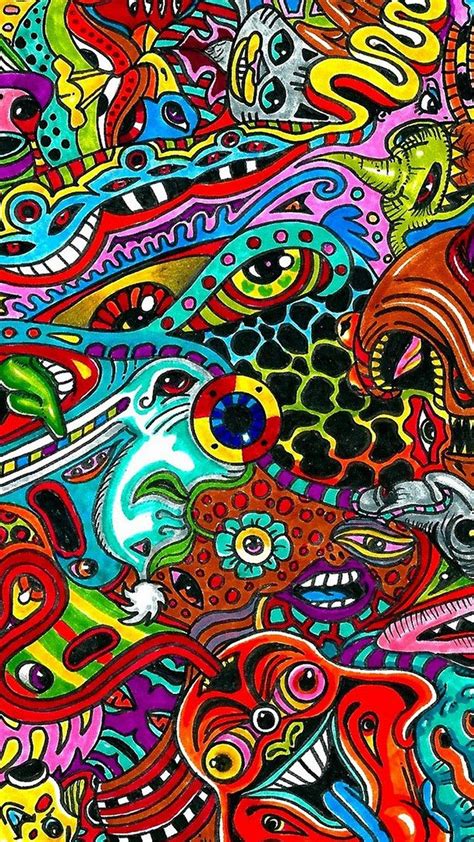 Lock Screen Trippy Psychedelic Hippie Trippy Wallpaper