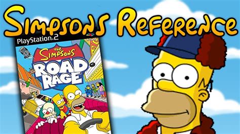 Simpsons Road Rage Simpsons Reference Youtube