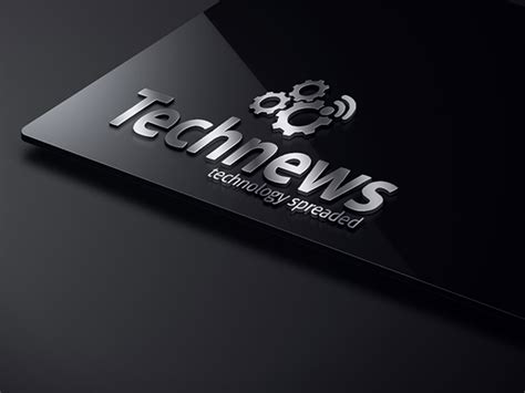 Tech News Technology Spreaded Logo Template On Behance