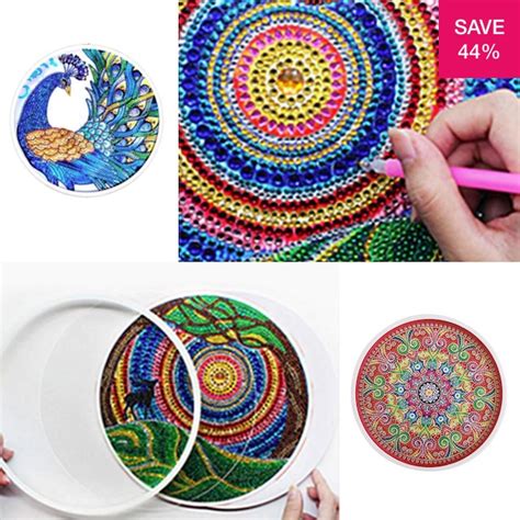 44% off on 5D Diamond Painting by Numbers Kit with Frame