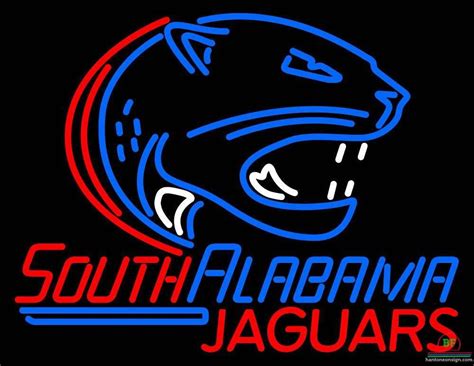 South Alabama Jaguars Neon Sign NCAA Teams Neon Light DIY Neon Signs