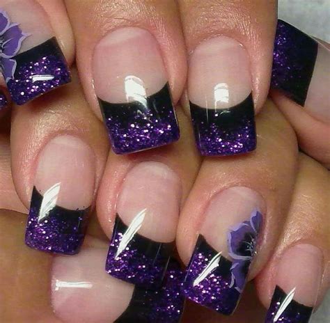 Nail Art Designs Purple Color Ongles Incroyables