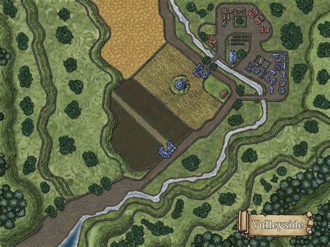 Valleyside A Setting In My Dnd Campaign Dndmaps Fantasy City Map