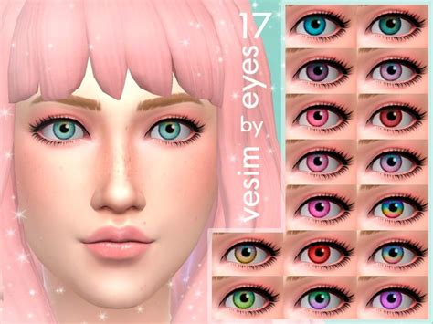 Sims 4 Anime Eyes Anime Eyes 02 By Turksimmer At Tsr Sims 4 Updates