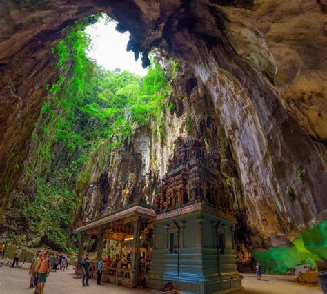 Hindu Temple Inside Of Batu Caves Near Kuala Lumpur Editorial Stock