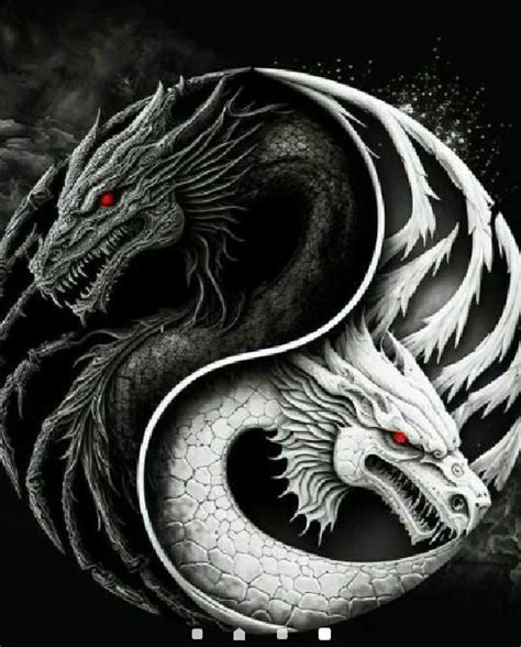 Yin And Yang In 2023 Yin Yang Art Ying Yang Art Dragon Artwork Fantasy