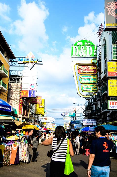 Khao San Road Backpackers And Small Budget Tourists Heaven The Street Offers Budget Hotels