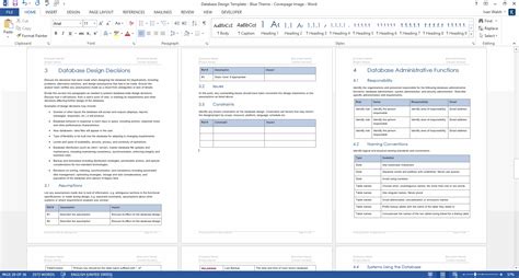 design document ms word template ms excel data
