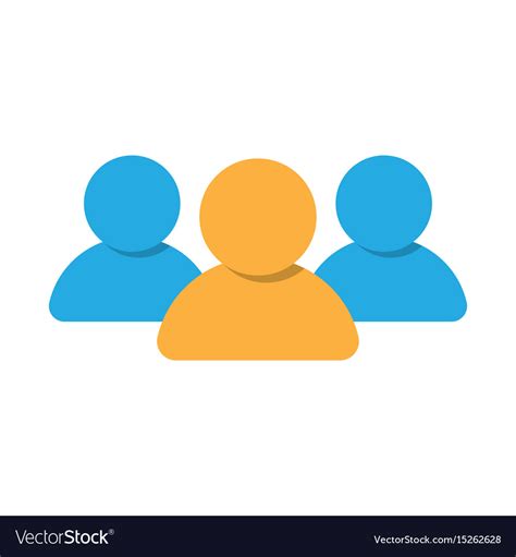 Group Of People Icon Royalty Free Vector Image