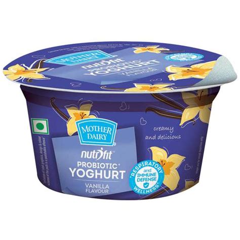 Buy Mother Dairy Nutrifit Probiotic Yoghurt Vanilla Flavour Online At
