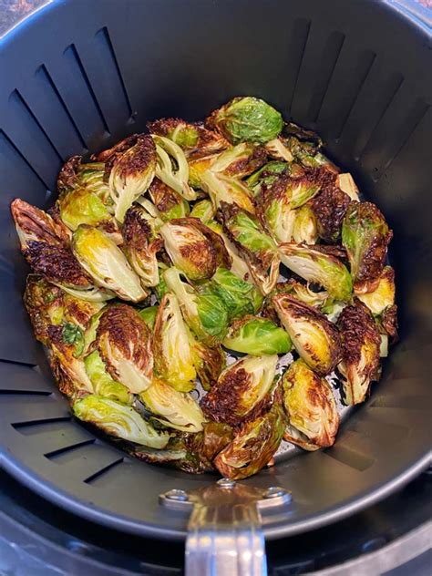 Air Fryer Roasted Brussels Sprouts Melanie Cooks
