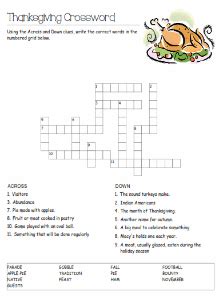 Or, download the editable version for just $5 either way, you can print this letter from santa in just moments. Thanksgiving Crossword Puzzle with Answer Key, Grade 3