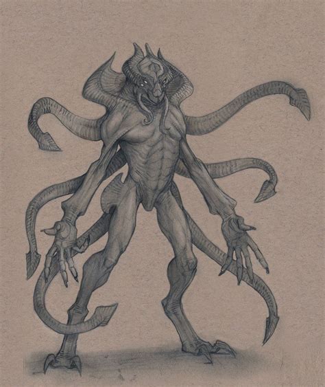 Creature Design Dark Creatures Fantasy Creatures