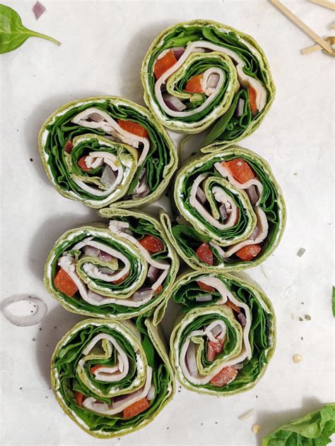 5-Minute Turkey-Spinach Pinwheel Wraps – Hayl's Kitchen