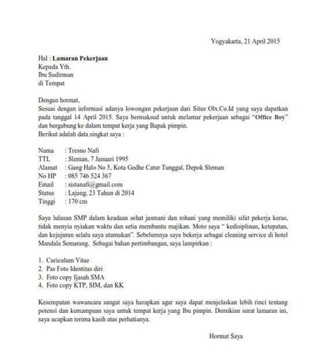 Maybe you would like to learn more about one of these? Contoh Surat Lamaran Pekerjaan Di Hotel Bagian Gardener ...