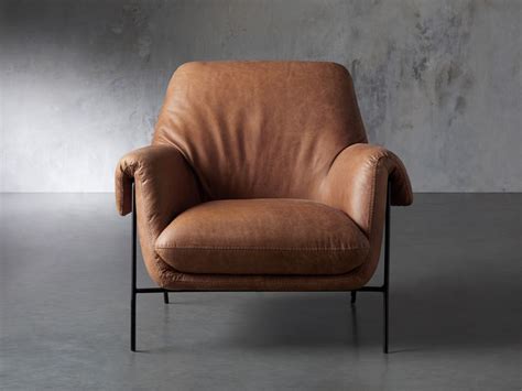 Glam up your living room with this chair! Engles Leather Chair | Arhaus Furniture / on sale $1699 ...
