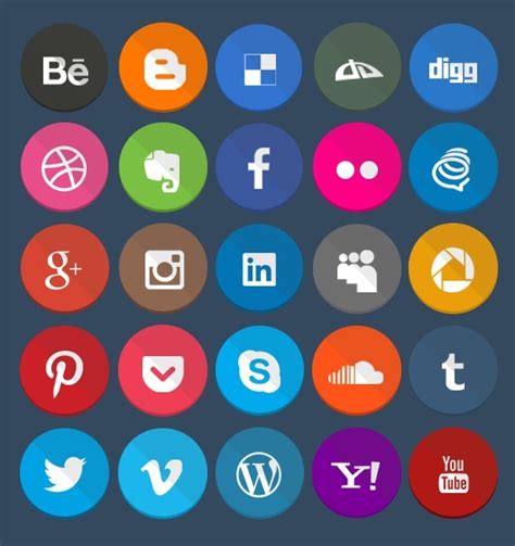 Free Geekly 40 Flat Styled Web Icons Titanui