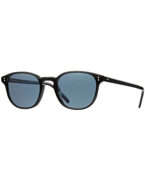 Gafas De Sol Oliver Peoples Fairmont Sun Ov5219s Color Frontal Negro Talla Standard Cristal