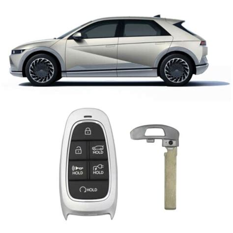 Oem Fob Smart Key 6 Button With Uncut Blanking Key For Hyundai Ioniq5 21 22
