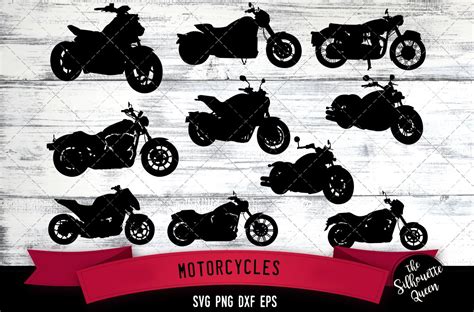 Motorcycle Svg File Motorbike Svg Graphic Objects Creative Market