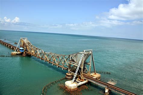 Our Travel Tales Pamban Bridge Indias First Sea Bridge