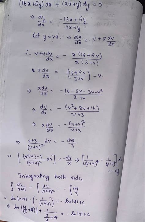 [solved] find the particular solution of y 2x 2 xy y 2 dx x 2 2x 1 dy 0 course hero