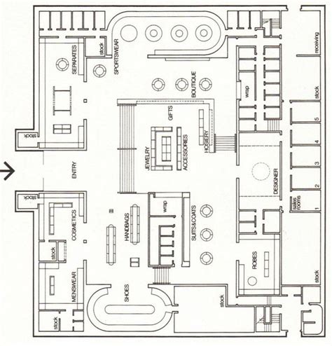 Department Store Floor Plan Store Plan Retail Store Layout Store Layout