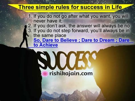 Good Morning ~ Three Simple Rules Of Life For Success ~ Inspirational
