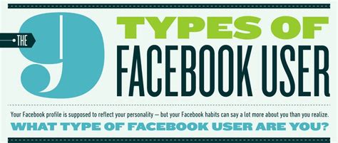The 9 Types Of Facebook Users Infographic