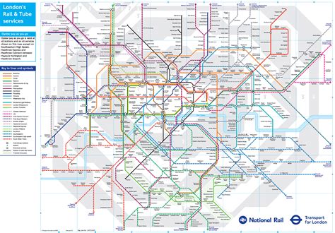 Chameleon Web Services London Underground Tube Map
