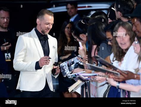 Simon Pegg Attending The Mission Impossible Fallout Premiere At The